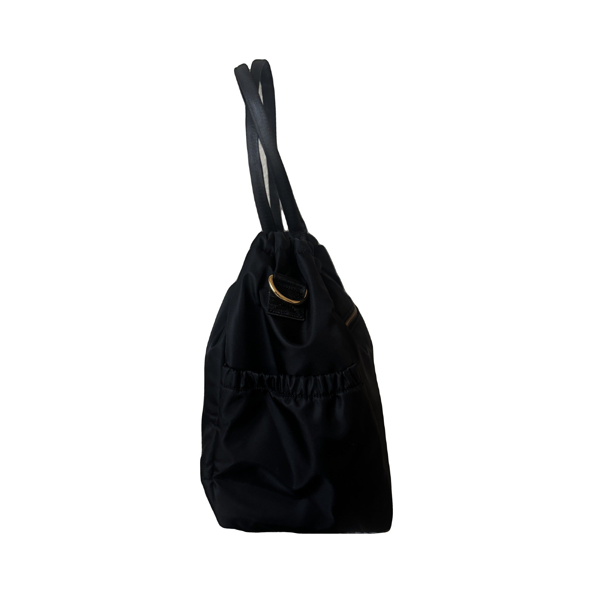 Clinical Hybrid Tote in Black, side