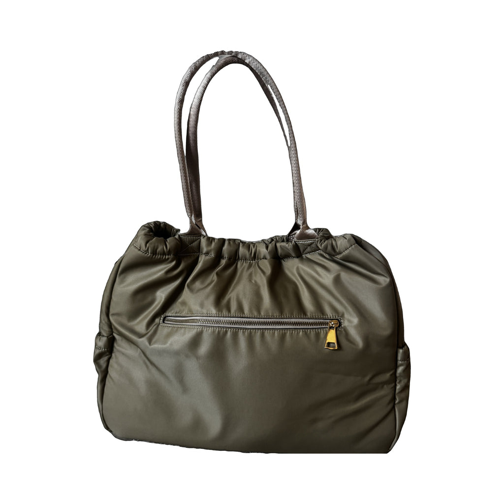 Clinical Hybrid Tote in Olive, back